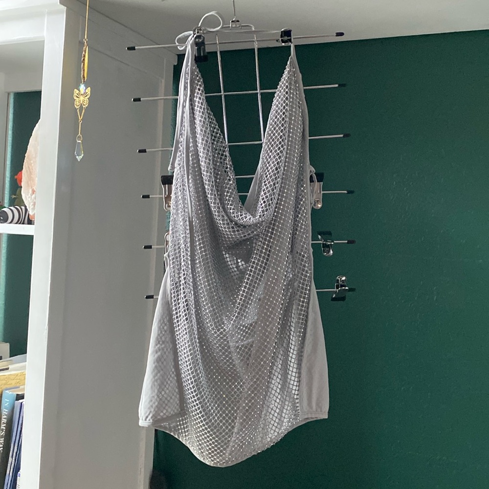 Crystal Cowl Neck Top